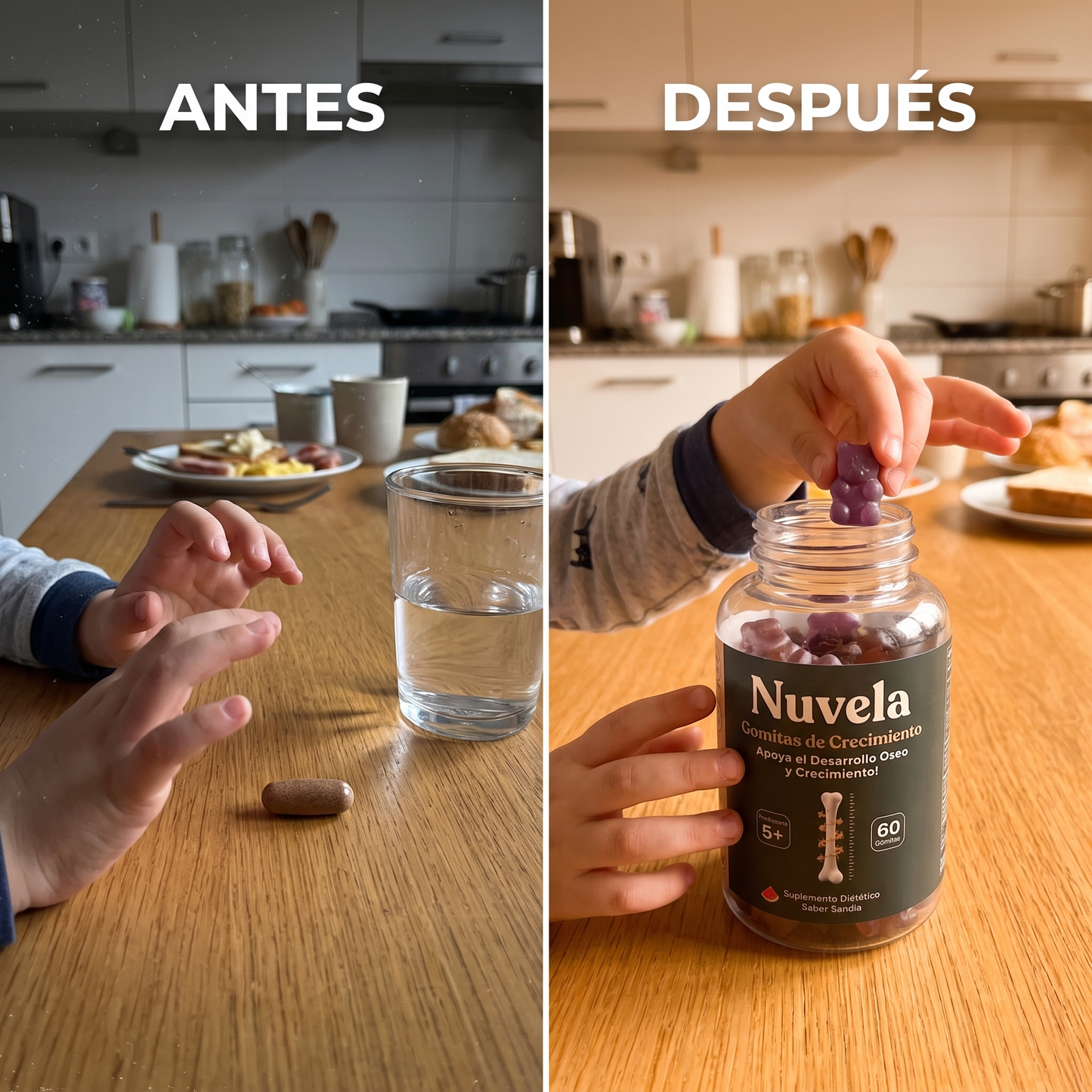 Nuvela® Gomitas Crecimiento Óseo Infantil