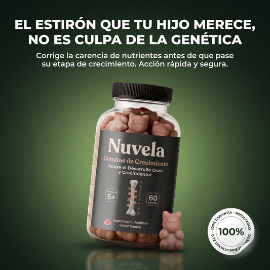 Nuvela® Gomitas Crecimiento Óseo Infantil